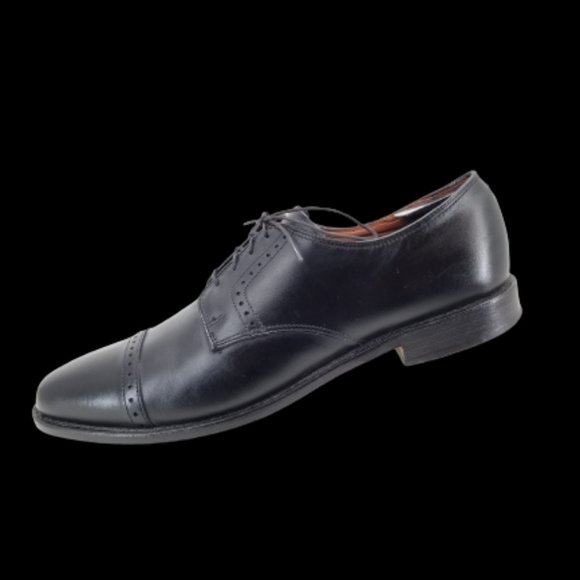 ALLEN EDMONDS Clifton Mens Dress Shoes Black Leather  Cap Toe Oxfords Size 10 B - Picture 4 of 8